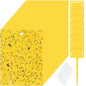 Qualirey 300 Pcs 6 x 8 in Yellow Sticky Traps for Gnats Plant Insect Trap - color: Yellow