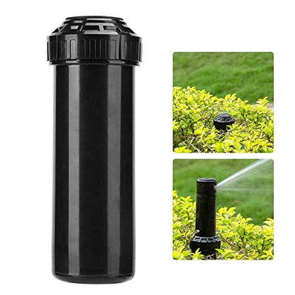 Buried Irrigation Sprinkler with Built-in Filter, Auto Lifting, 25-360 Degree Adjustment, DN20 G3/4 Female Thread, 4-12m Range, Engineering Plastics