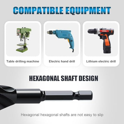 1-1/5" x 12" Auger Drill Bit for Soft and Hard Wood,Hex Shank - size: 1-1/5", style: 12"
