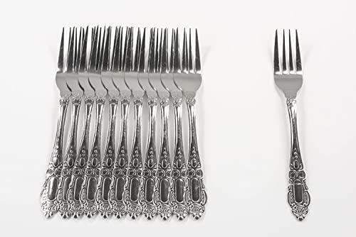 DecorRack 36 Piece Stainless Steel Dinner Forks, 7.5 in, Dishwasher Safe - size: 36 Pack