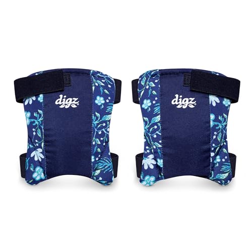 DIGZ Low Profile Garden Knee Pads for Women, Water-Resistant, One Size