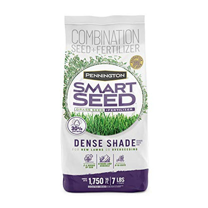 Pennington Smart Seed Dense Shade Mix Grass Seeds for Lawn, 7 Lb - size: 7 LB