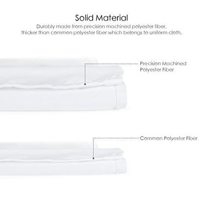 Syntus Apron for Men Women, Adjustable Cooking Kitchen Apron with 2 Pockets - color: Basic White, style: 2 Polyester Blend