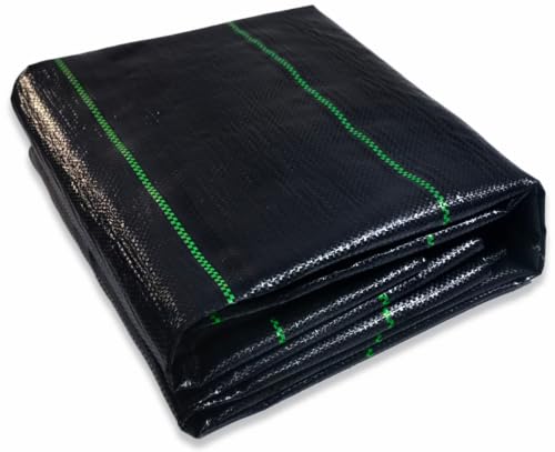 Weed Barrier Fabric Heavy Duty Landscape Fabric 6FTX100FT 3.2oz - size: 6X100 FT