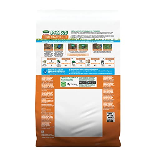 Scotts Turf Builder Grass Seed High Traffic Mix, 2.4 lbs. - size: 2.4 lb.