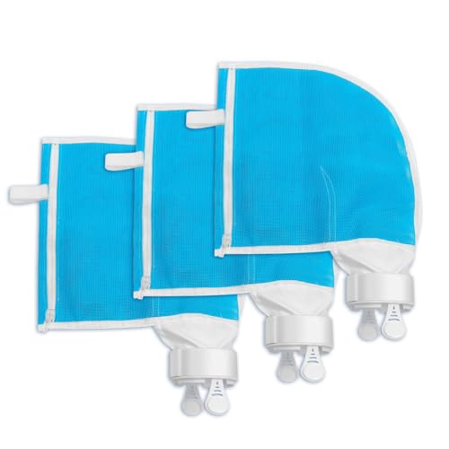 280 Pool Cleaner Leaf Bags with Zipper Larger Capacity - size: 3