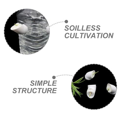 Reusable Hydroponic Plant Cups with Sponges for Vertical Hydroponics Tower System Soilless Garden Containers for Growing Vegetables and Orchids 12-Pack 2.83X1.49X1.49In