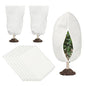 6 PCS Plant Covers Freeze Protection with Zipper Drawstring, 47.2"x31.5" - color: white