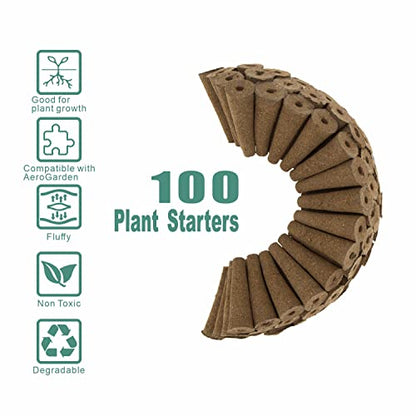 Grow Sponges 100 Pack, Hydroponics Sponge Compatible with Aerogarden, iDOO