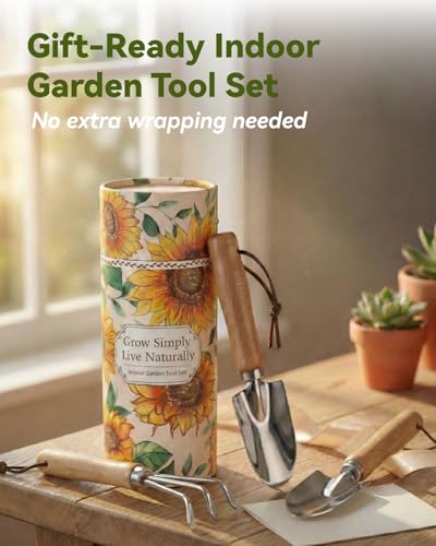 19-Piece Small Garden Tools Set, Indoor Plant Tools for Houseplant