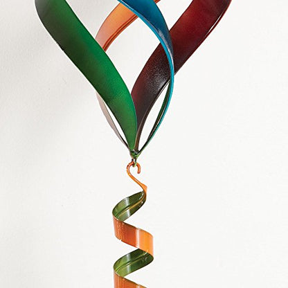 Bits and Pieces Enameled Rainbow Wind Spinner - Sun Catcher