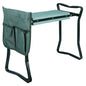 Garden Bench Foldable Stool Padded seat Cushion and Tool Bag