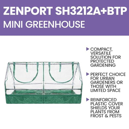 Garden Raised Bed and Cold Frame Greenhouse Cloche
