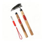 Japanese Garden Hand Hoe Sickle, Hand Weed Puller with Replacement Wooden Handle, Gardening Sickle for DIY Yard Work (Right-Handed)