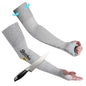 ANSI A5 Cut Resistant Arm Sleeves for Men Women - color: Grey, size: Small