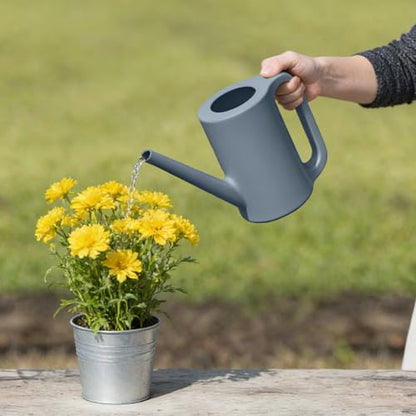 Plastic Watering Can - Grey - 1/4 Gallon - color: Gray