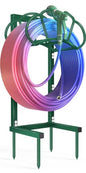 Qatsrin Garden Hose Holder Holds 160ft, Rustproof Water Hose Storage, Green - color: Green