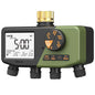 Diivoo 4 Zone Sprinkler Timer with Brass Inlet, Large Display - size: 4 Zone