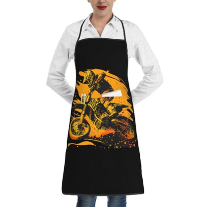 Waterproof Apron with Pockets - color: Blue