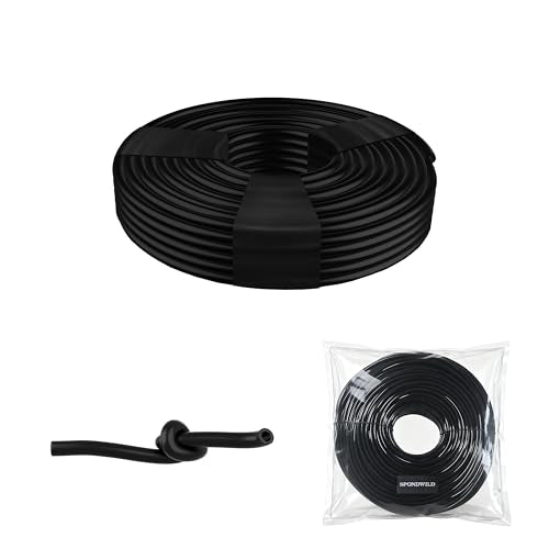 150Ft 1/4 Inch Soft PVC Drip Irrigation Tubing, for Low Pressure System - size: 150FT