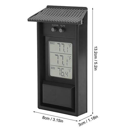 Joyzan Digital Max Min Greenhouse Thermometer,Waterproof Temperature Meter