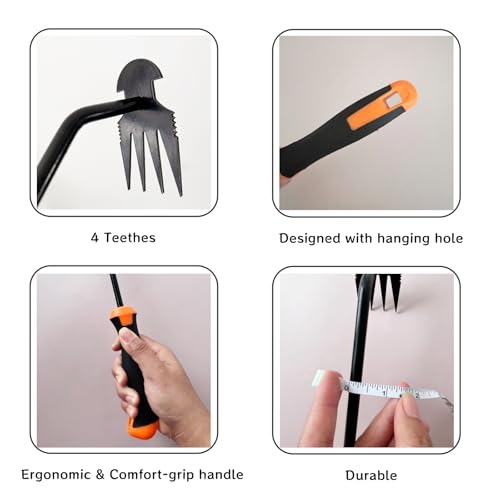 Hand Weeding Tool, Uprooting Weeder Portable Garden Weed Remover