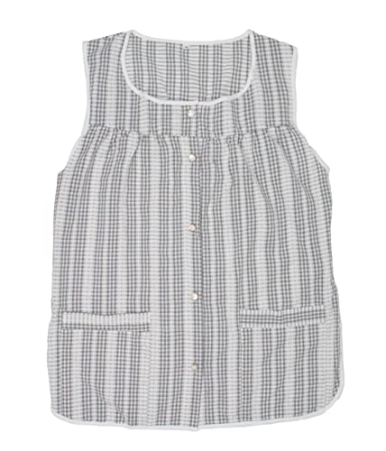 Nanxson Cobbler Aprons for Women with Pockets Smock Apron with Buttons - color: Black, size: XX-Large