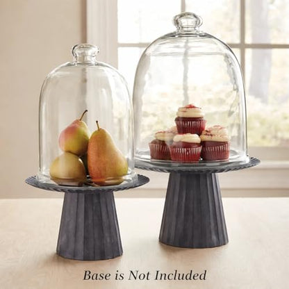 Park Designs Glass Bell Cloche 9.5", Clear - size: 9.5"H x 7"Dia