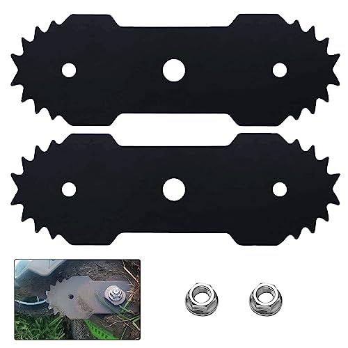 Karbay 7.5-Inch Dual Edger Replacement Lawn Edger Blade 29182 Compatible with Greenworks 27032 Electric Edger - 2 Pack
