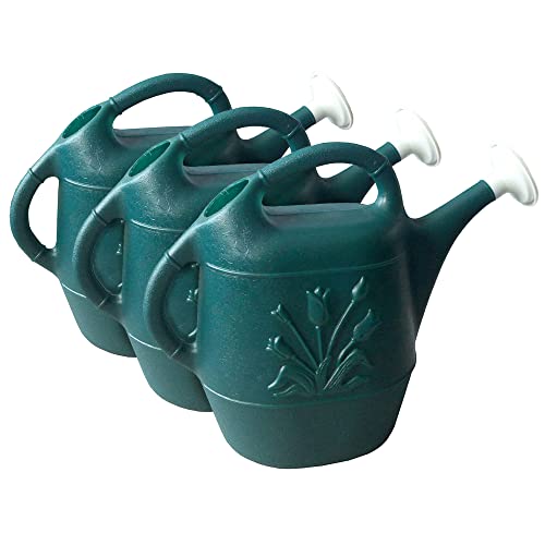 2 Gallon Watering Can - Hunter Green (Pkg/3, Hunter Green) - color: Hunter Green, size: Pkg/3