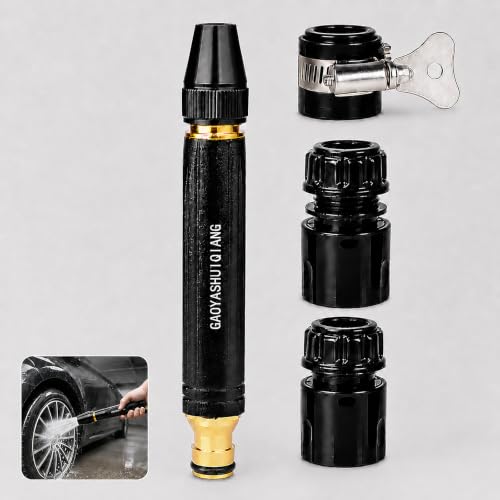 High Pressure Hose Nozzle, Quick Connect Car Wash Spray Nozzle Set