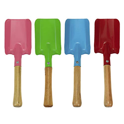 Bitray Mini Garden Shovel Set Metal Blade with Wooden Handle for Potted