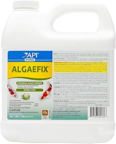 API POND ALGAEFIX Algae Control 64-Ounce Bottle (FF-169D) - size: 64-Ounce