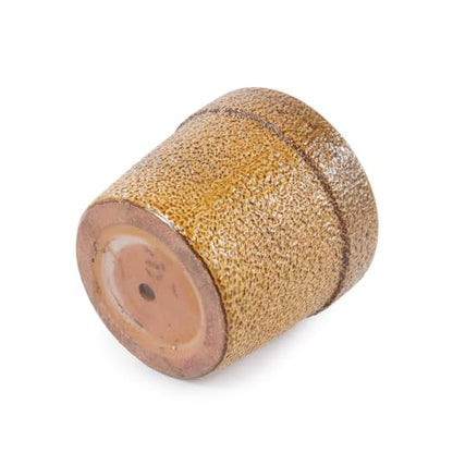 Ceramic Plant Pots with Drainage Hole, 9/12/15 Inch, Yellow - color: Yellow