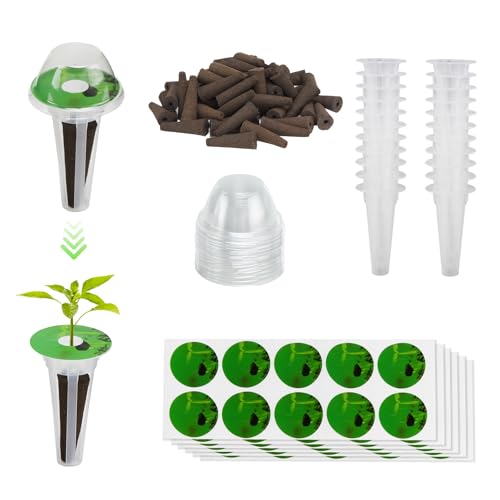 SUNCOZE 160pcs Hydroponic Pods, Accessories Compatible Hydroponics Systems - size: 1 Set