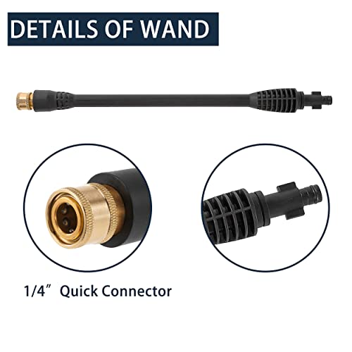 JOEJET Pressure Washer Replacement Gun with Jet Wand and 5 Nozzle Tips
