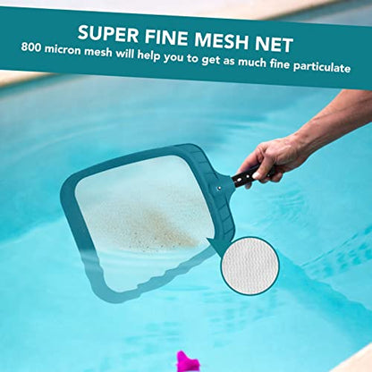 POOLWHALE Pool Leaf Skimmer, Pool Surface Cleaning Net (Pole Not Included) - size: Pool Skimmer