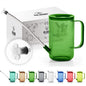 Small Watering Can Indoor Plants with Long Spout (1L, Green) - color: Green