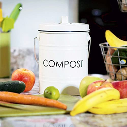 Kitchen Compost Bin, 0.8 Gallon