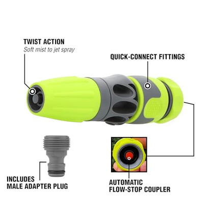 Flexzilla Garden Hose Nozzle Kit, 3-Piece - HFZGAK01