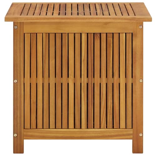 vidaXL Garden Storage Box 23.6"x19.7"x22.8" Solid Wood Acacia - size: 23.6" x 19.7" x 22.8"