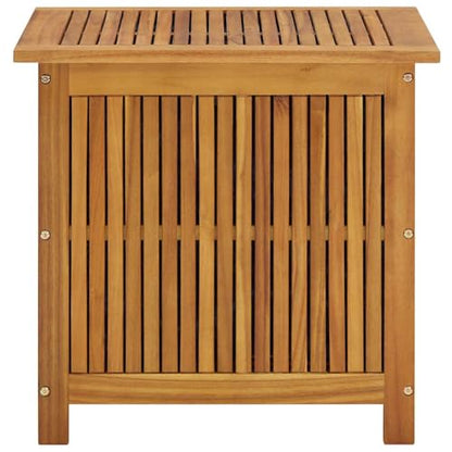 vidaXL Garden Storage Box 23.6"x19.7"x22.8" Solid Wood Acacia - size: 23.6" x 19.7" x 22.8"