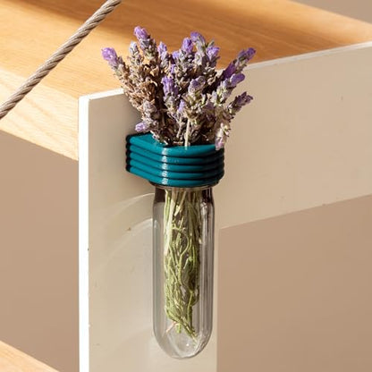 Propagation Station Wall Hanging Terrarium Upcycled 3D Printed Eco Friendly Unique Plant Lover Gift (Forest) - color: Forest