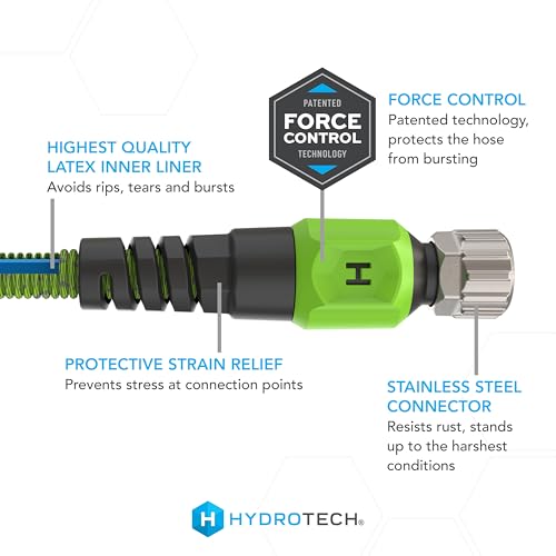 HydroTech Pro Series 50 ft Max Flow Garden Hose, 3/4 in Diameter - size: 50 Feet