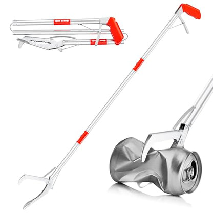 Grabber Reacher Tool, 50" Foldable Snake Grabber