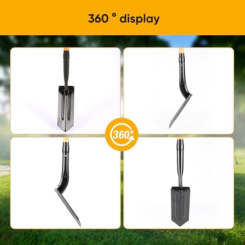 Professional Garden Shovel, Ergonomic Design - style: Trenching Shovel