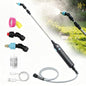 Battery Powered Sprayer Wand Rechargeable, 3 Nozzles for Tank & Garden Watering