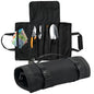 OGRE Roll-Up Garden Tool Bag Only, Heavy-Duty Organizer with 6 Pockets - color: Black