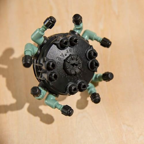 4-Pack Orbit 69000D Drip Irrigation 4-Port Manifold with Flow Control - size: 4-Pack 8 Port, style: 8-Port Manifold with Flow Control