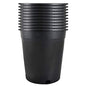 Plant Nursery Pot 10-Pack 3.6 Gallon Plastic Garden Planter Pots Flower Seedling Injection Molded Container Seed Starting Pot for Indoor Outdoor Plants Seedlings Vegetables Black - size: Standard 3.6 Gallon